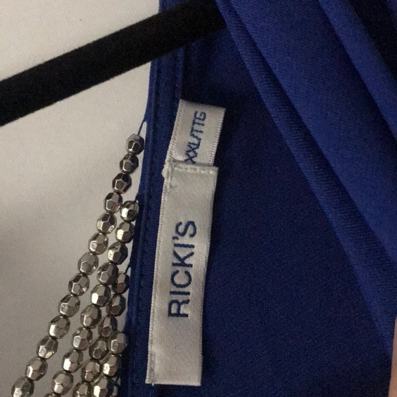 Cobalt Blue sleeveless shirt - Picture 4 of 4